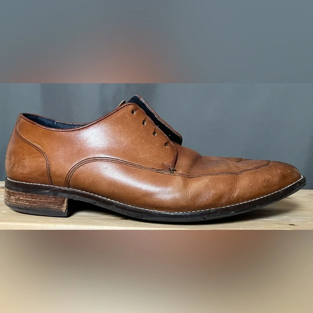 Cole Haan Light Brown Leather Oxford Shoes Men's 9.5M C11629
